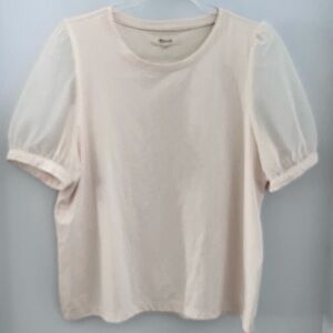 MADEWELL | L | Sheer Sleeves!